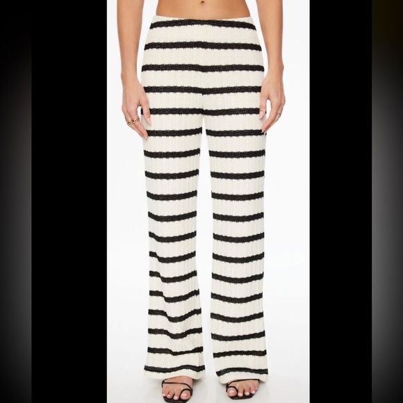 Dynamite NWT Crochet Wide Leg Pants - Picture 1 of 5